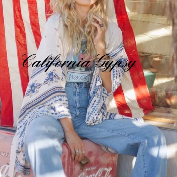 Western Thunderbird Boho Duster Coverup - Picture 5 of 15